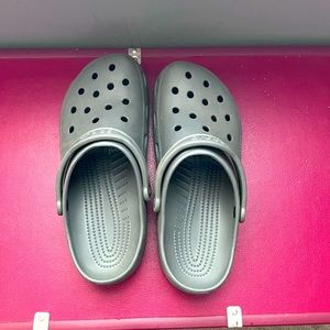 Crocs gray clogs